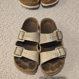 Womens Beige Sandals